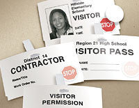 DYMO, 2.25" X 4" WHITE ADHESIVE NAME BADGE LABEL, 250 PER ROLL, 1 ROLL PER BOX