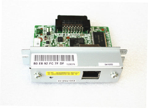 EPSON, UB-E03, CONNECT-IT INTERFACE, ETHERNET, 10/100MB, IP ADDRESSABLE, FOR ALL TM PRINTERS, REPLACES UB-E02