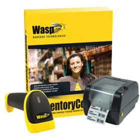 WASP, INVENTORY CONTROL STANDARD WITH WWS550I CORDLESS BARCODE SCANNER AND WPL305 BARCODE PRINTER
