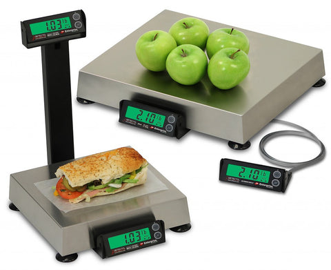 DETECTO SCALES, ENTERPRISE POS/LOGISTICS SCALE, APS SERIES, ELECTRONIC, 10" X 10", 15 LB X .01 LB / 7.5 KG X .005 KG INCLUDES CABLE CD/MANUAL