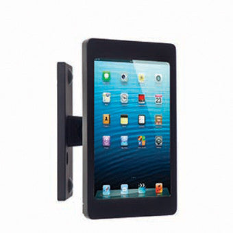 ARCHELON, MINI WALL MOUNT, BLACK, TRIAXIAL SWIVEL, HINGED FACEPLATE, OPEN ACCESS TO CAMERAS, IPAD MINI ONLY