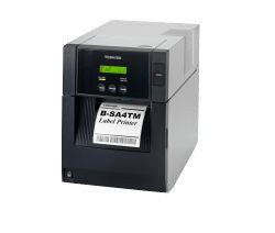 TOSHIBA, DESKTOP THERMAL PRINTER, B-SA4T, 4IN WIDE, 203 DPI, METAL CASE, DIRECT THERMAL OR THERMAL TRANSFER, 6 IPS, USB, PARALLEL, ETHERNET