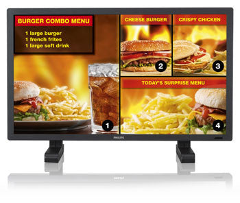 PHILIPS, EOL, 46 INCH COMMERCIAL E-LED MONITOR, THIN BEZEL, 1920X1080, 4000:1 CONTRAST RATIO, DVI LOOP, FAILOVER, SMART CONTROL, IR PASS THROUGH, EDGE ALIGNMENT KIT, VIDEO WALL TILING SOFTWARE 5X5, 3