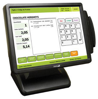 BEMATECH, SB9015F, INTEL I3 2310E CPU, 4GB RAM, 320GB HDD, 15IN TOUCH SCREEN, NO MSR, NO REAR DISPLAY, NO OS