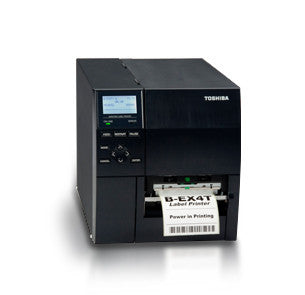 TOSHIBA, THERMAL BARCODE PRINTER, BEX4T2, 4IN WIDE, 200DPI, 12IPS, LAN, USB, SERIAL