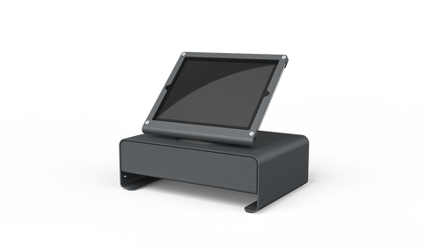 HECKLER DESIGN, WINDFALL BOX SET WITH AUTO CASH DRAWER FOR IPAD AIR 1,2, IPAD PRO 9.7 BLACK GREY, REPLACES HDWFBXA1BG