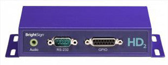 BRIGHTSIGN 1080P, NETWORKED MULTI ZONE MEDIA PLAYER, SUPPORTS INTERACTIVE TOUCH CONTENT, SUPPORTS VIDEO WALL SYNCHRONIZATION, HDMI AND VGA, INCLUDES BRIGHT AUTHOR SIGNAGE SOFTWARE, REPLACED HD1020, R