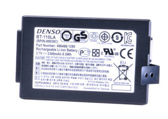 DENSO, BATTERY, BT-110LA, BATTERY STANDARD (2,300MAH). FOR BHT1100-CE & BHT1200-CE , PART OF BHT-1100-CE, BHT-1200-CE SERIES. REPLACES P/N: 496461-0701