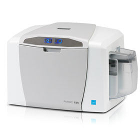 HID, FARGO KIT, BASIC C50 SINGLE SIDED PRINTER, USB CABLE, EZ FULL COLOR RIBBON , PVC CARDS (100 EA). IDEAL FOR LOW VOLUME CARD PRINTING.