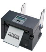 CITIZEN, CL-S400, DIRECT THERMAL PRINTER, 120V, INTERNAL POWER SUPPLY, 203 DPI, CUTTER, BLACK