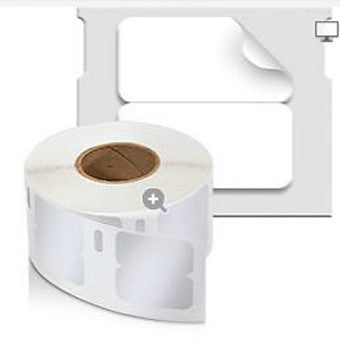 DYMO, .5" X 1" WHITE MULTI-PURPOSE LABEL, 2 WIDE, 1,000 PER ROLL, 1 ROLL PER BOX