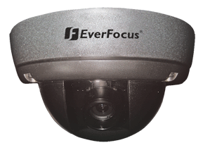 EVERFOCUS, DISCONTINUED OUTDOOR COLOR VANDAL DOME, 3.5-8MM, 540 TVL, IP66 WEATHER RESISTANT DOME, 12VDC