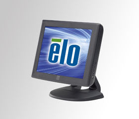 ELO, 1215L, 12" LCD, ACCUTOUCH, SERIAL/USB INTERFACE, DARK GRAY, DESKTOP