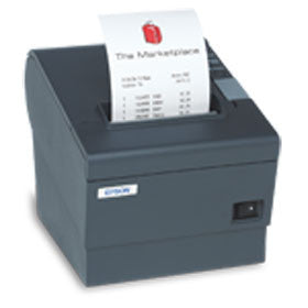 EPSON, DISCONTINUED, REFER TO C31C636A6661 TM-T88 RESTICK, 80MM, THERMAL RECEIPT PRINTER, ETHERNET (UB-E03) INTERFACE, EPSON DARK GRAY, 2 COLOR CAPABLE, PS-180 INCLUDED