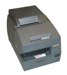 EPSON, TM-U675, DOT MATRIX RECEIPT, SLIP & VALIDATION PRINTER, ETHERNET (UB-E03), EPSON DARK GRAY, NO MICR, AUTOCUTTER, REQUIRES POWER SUPPLY