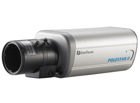 EVERFOCUS, METAL CASE BOX CAMERA, POLESTAR II, TRUE DAY/NIGHT + WD, C/CS, 560 TVL, 0.0002 LUX, DUAL VOLTAGE