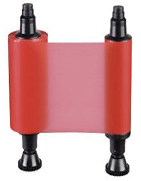 EVOLIS, CONSUMABLES, RED MONOCHROME RIBBON, ELYPSO/PRIMACY/ZENIUS COMPATIBLE, 1000 PRINTS PER ROLL, PRICED PER ROLL