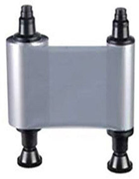 EVOLIS, CONSUMABLES, METALLIC SILVER MONOCHROME RIBBON, ELYPSO/PRIMACY/ZENIUS COMPATIBLE, 1000 PRINTS PER ROLL, PRICED PER ROLL