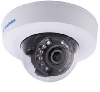 GEOVISION, IP CAMERA, GV-EFD2100-0F 2MP TARGET SERIES, FIXED DOME, 2.8MM LENS, LOW LUX WITH IR, 12VDC/POE