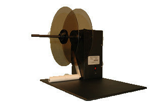 LABEL ACCESSORIES, GLR-100 POWER REWINDER, REWINDS UP TO 9" WIDE, 12"OD, PROVIDES PASSIVE REWINDING WITHOUT SKEWING PRINT OR BARCODES ON YOUR LABELS