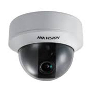 HIKVISION, DISCONTINUED, 3 MEGAPIXEL IR CMOS-BASED DOME CAMERA, VANDEL PROOF, IR RANGE 32 - 65 FEET, H.264, POE, TWO-WAY AUDIO, 32 GB SD LOCAL STORAGE