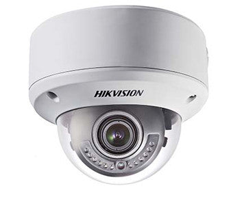 HIKVISION, DISCONTINUED, OUTDOOR DOME, 700 TV LINES, AUTO DAY/NIGHT, IR, IP66, 2.8MM - 12MM LENS, WDR, VANDEL PROOF, 12VDC/24VAC