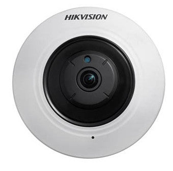 HIKVISION, FISHEYE, 4MP, H.264, 1.6MM, DAY/NIGHT, IR TO 30M, ALARM I/O, AUDIO I/O, IP66, POE/12VDC