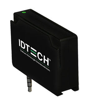 ID TECH, UNIPAY, MOBILE AUDIO JACK MSR AND SMART CARD, EMV READER FOR APPLE IOS AND ANDROID PLATFORMS, MICRO-USB PORT FOR CHARGING AND COMMUNICATION