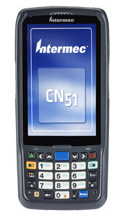 INTERMEC, CN51A MOBILE COMPUTER, WLAN, BLUETOOTH, BATTERY PACK, EA30 2D IMAGER, CAMERA, NUMERIC, FLEX RADIO, WEH6.5 WWE, 1 GB RAM, 16 GB FLASH MEMORY