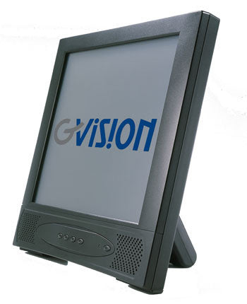 GVISION, 15IN LCD TOUCH SCN, DESKTOP, VGA, XGA 1024X768, 250 NITS, 700:1 CONTRAST, 5-WIRE RESISTIVE-SERIAL, SPKRS, 75MM VESA, BLACK, PHOTOFRAME STD