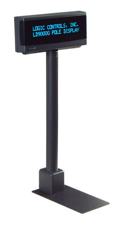 BEMATECH, LD9200, POLE DISPLAY, DK GRAY, 9.5MM 2X20, USB PORT POWERED