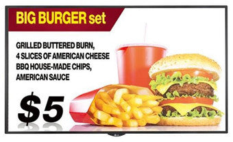 LG, 49" 1920X1080 1080P, 700 NIT, 1 HDMI, 1 DP, 1 DVI, 1 RGB, 1 RS232, 1 RJ-45, 1 USB 3.0 IR ATTACHED, LANDSCAPE& PORTRAIT, 24 HOURS/7DAY