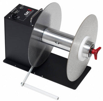 LABELMATE, LABEL REWINDER 8.6" WIDE QUICK-CHUCK WITH TWO LABEL FLANGES AND TENSION SENSOR ARM