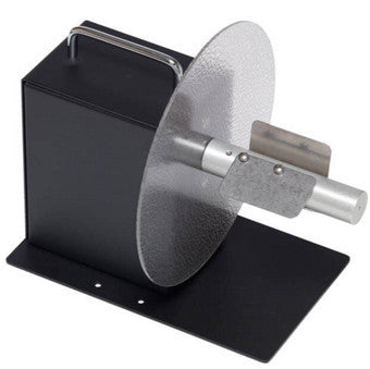 LABELMATE, LABEL REWINDER, QUALITY LOW-COST,  REWIND ON STANDARD 3" DIAMETER CORES OR CORELESS. SELECTABLE REWIND / UNWIND FORCE SETTINGS