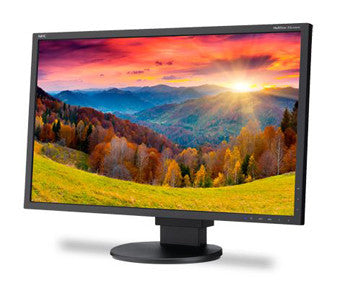 NEC, MULTISYNC EA244WMI-BK, 24,  LED BACKLIT LCD MONITOR, IPS, 1920X1200,NO TOUCH AUTO ADJUST, NAVISET, HEIGHT ADJUSTABLE STAND, PIVOT, USB HUB, INTEGRATED SPEAKERS, HUMAN SENSOR, BLACK CABINET, 3 YE