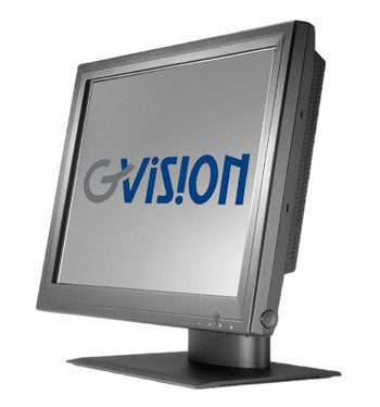GVISION, 15IN LCD TOUCH SCN, DESKTOP, VGA+DVI, XGA 1024X768, 250 NITS, 700:1 CONTRAST, 5-WIRE RESISTIVE-DUAL USB+SERIAL, SPKRS, 75MM VESA, BLACK, 90 DEGREEE TILT STD