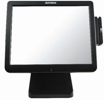 PIONEERPOS, 15", X5, ALL IN ONE POS SYSTEM, ATOM 1.8 GHZ, 2GB, 40 GB SSD, POSREADY 7, MSR