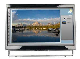 PLANAR, PXL2230MW, 22 INCH WIDE BLACK HID COMPLIANT OPTICAL TOUCHSCREEN LED EDGE-LIT LCD, USB CONTROLLER, VGA, DVI-D (W/HDCP), HDMI, INTERNAL POWER, SPEAKERS, 0 TO 20 DEGREE TILT RANGE