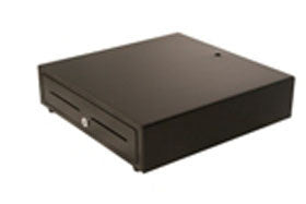 PARTNER TECH, CD6E410, CASH DRAWER, 16"1X16.3"X3.9", BLACK, 5 BILL 5 COIN, EPSON CABLE, 2 YEAR WARRANTY