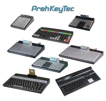 PREHKEYTEC, MCI128 PROGRAMMABLE KEYBOARD (COMPACT, 128-KEY, ROW & COLUMN, USB CABLE, AND NO MSR) - COLOR: BLACK, USB ONLY (NO PS2 ADAPTER)