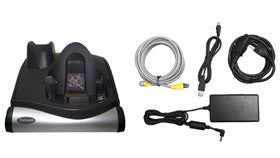 PORTSMITH, E-CRADLE KIT: 1-SLOT USB TO ETHERNET FOR MOTO MC9000 & MC9100 SERIES. (INCLUDES E-CRADLE, 12V PS, US LINE CORD, ETH & USB CABLES)