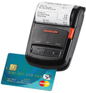 BIXOLON, SPP-R210BKi, 2" MOBILE PRINTER RECEIPT OR LABELS MSR BLUETOOTH SERIAL BATTERY BELT CLIP USB P/S & USB CABLE INCL.