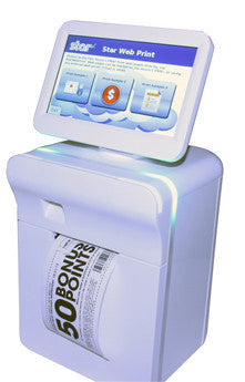 STAR MICRONICS, ASURACPRNT, ASR 10A-24WT US, NO MSR, NO BCR, ARM BASED CPU, INTEGRATED 3" THERMAL PRINTER, 7" LCD TOUCH DISPLAY, SPEAKER, VESA BACK, INCLUDES POWER SUPPLY, ONCE STOCK IS DEPLETED, REF