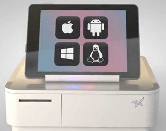 STAR MICRONICS, MPOP10-B1, BLK, SCANNER, 2INCH PRINTER, CASH DRAWER, TABLET STAND, INT PS