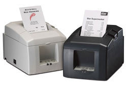STAR MICRONICS, TSP654IIC-24 GRY US, THERMAL PRINTER, CUTTER, PARALLEL, GRAY, POWER SUPPLY INCLUDED