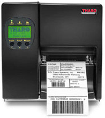 THARO, H-400 SERIES, THERMAL TRANSFER PRINTER, 203 DPI, 110-220 VOLTS, USB, MULTIPLE INTERFACES, ALL METAL CONSTRUCTION, LARGE MEDIA VIEWING WINDOW, INCLUDES EASYLABEL 5 START SOFTWAREM, OPERATOR AND