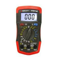 TRIPPLETT, COMPACT DMM WITH BACKLIT DISPLAY. PROVIDES 19 RANGES/FUNCTIONS INCLUDING AC/DC VOLTAGE TO 600V, DC CURRANT TO 10A, TEMPERATURE TEST, CONTINUITY TEST, AND MORE! FEATURES OVERMOLD INSULATED