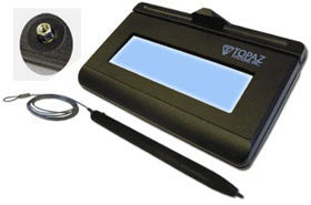 TOPAZ, KIOSKGEM LCD 1X5 (HID USB BACKLIT) KIOSK-MOUNT ELECTRONIC SIGNATURE PAD, WITH SOFTWARE, 3-YEAR FACTORY WARRANTY