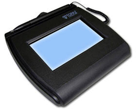 TOPAZ, SIGLITE LCD 4X3 (DUAL SERIAL/USB BACKLIT) ELECTRONIC SIGNATURE PAD, WITH SOFTWARE, 2-YEAR FACTORY WARRANTY