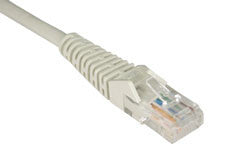TRIPP-LITE, CAT5E 350MHZ, BLACK MOLDED PATCH CABLE, RJ45M/M - 7'